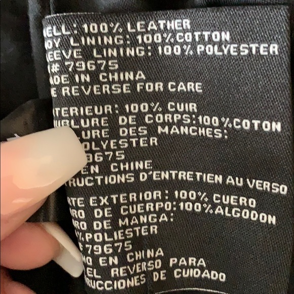 Authentic Michael Kors Leather Jacket - Picture 2 of 5